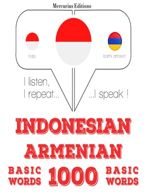 cover image of 1000 kata-kata penting di Armenia